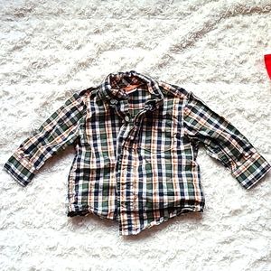 Gymboree button down shirt, 6-12 months
